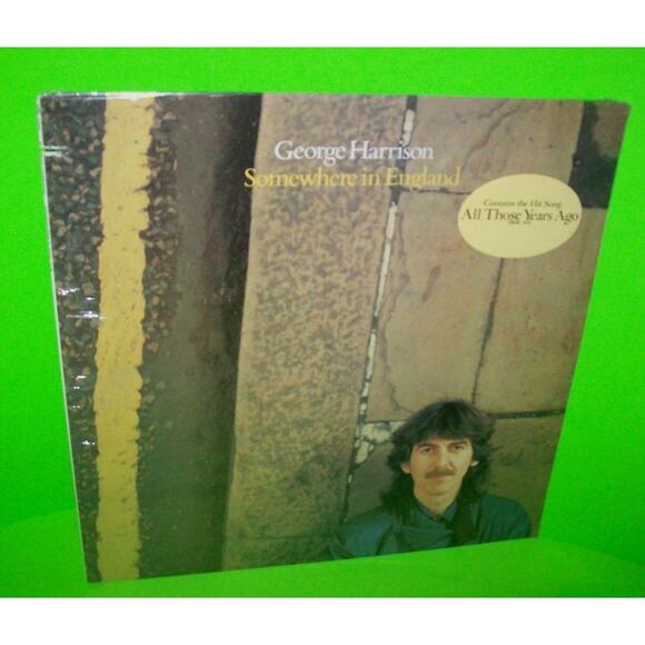 George Harrison Somewhere In England Vinyl LP Record Album Hype Sticker Sealed - Picture 1 of 4